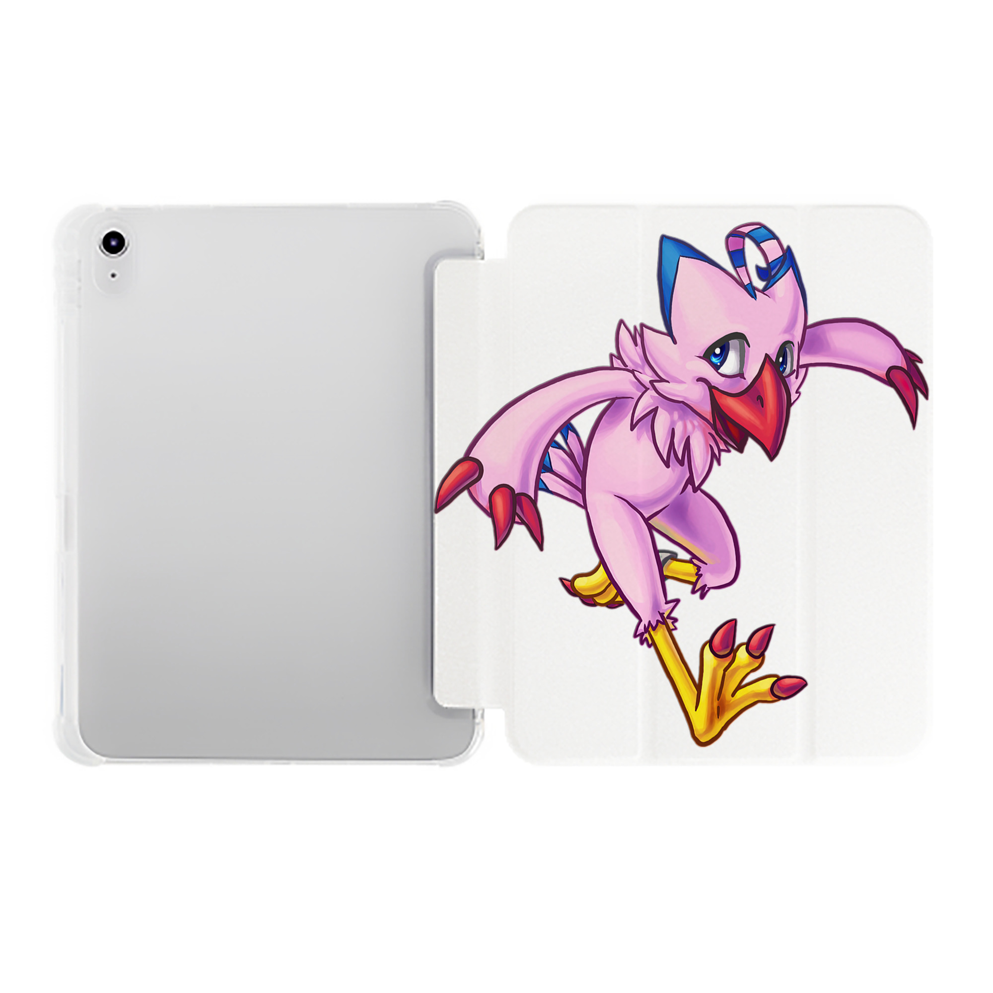 （画像用） Digimon デジタルモンスター/デジモン IPad ケース ペン収納付き 三つ折りスタンド PUレザー×シリコン 対応機種9.5/10.5/10.9インチ